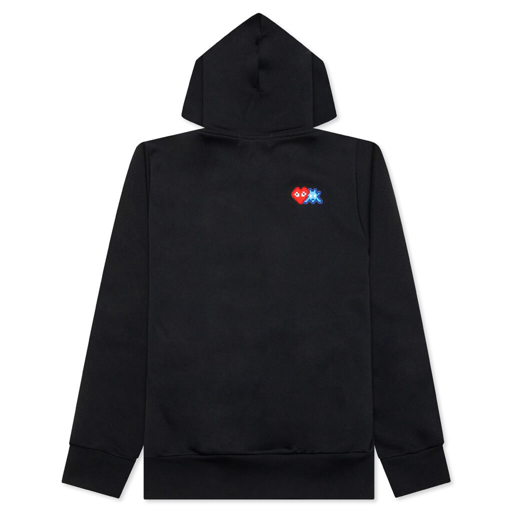 Comme des Garcons PLAY x the Artist Invader Women's Full-Zip Hoodie - Black - COMME DES GARCONS