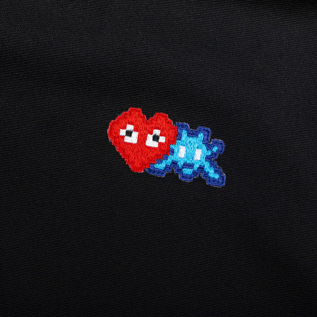 Comme des Garcons PLAY x the Artist Invader Women's Full-Zip Hoodie - Black - COMME DES GARCONS