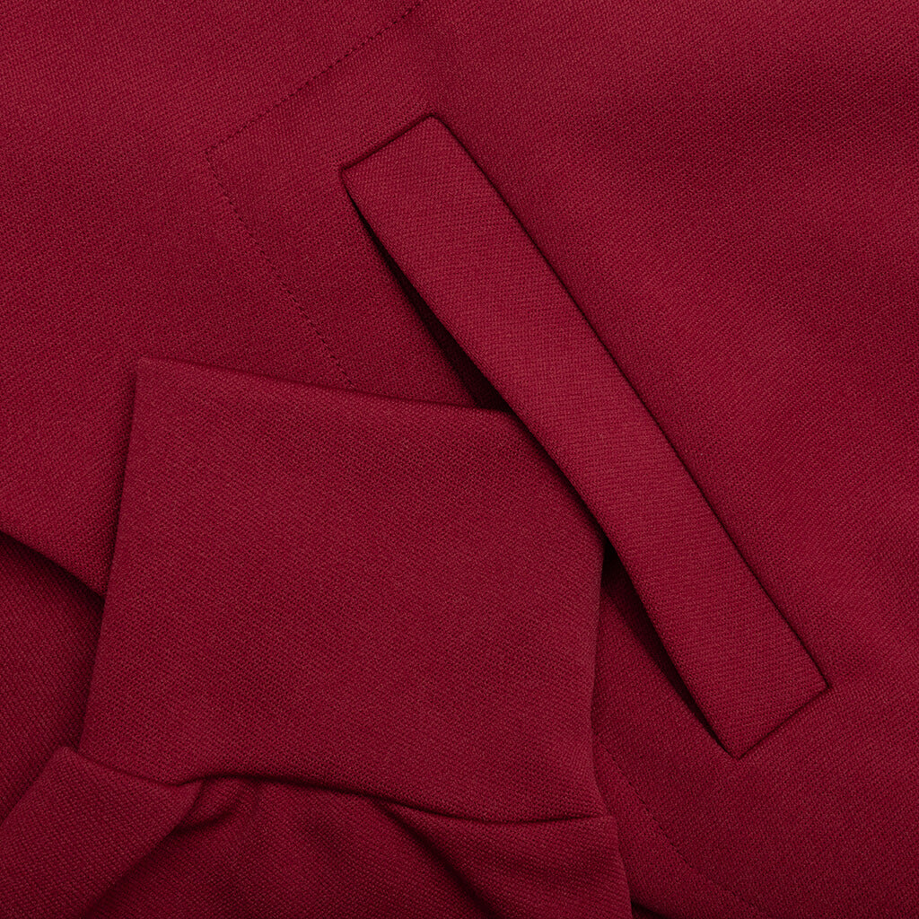 Comme des Garcons PLAY x the Artist Invader Women's Full-Zip Hoodie - Burgundy - COMME DES GARCONS