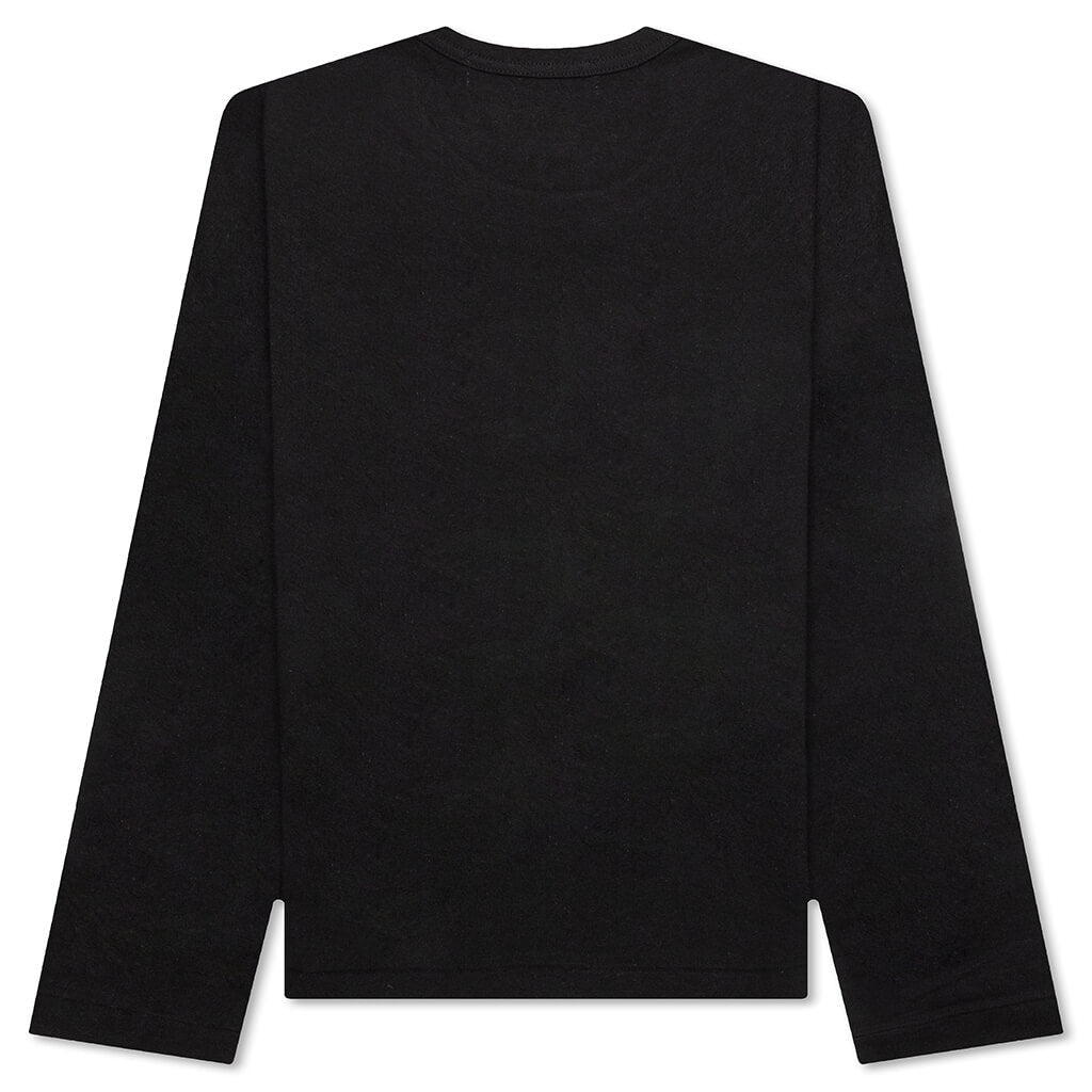 Comme des Garcons PLAY x the Artist Invader Women's L/S Tee - Black - COMME DES GARCONS