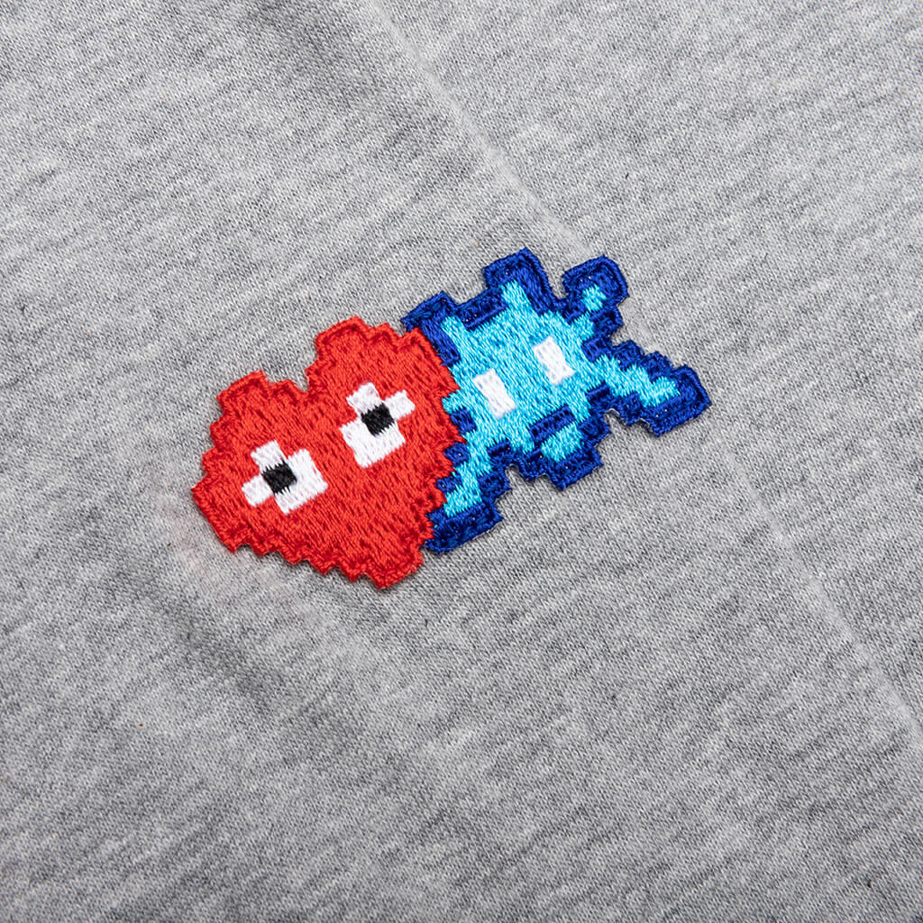 Comme des Garcons PLAY x the Artist Invader Women's L/S Tee - Grey - COMME DES GARCONS