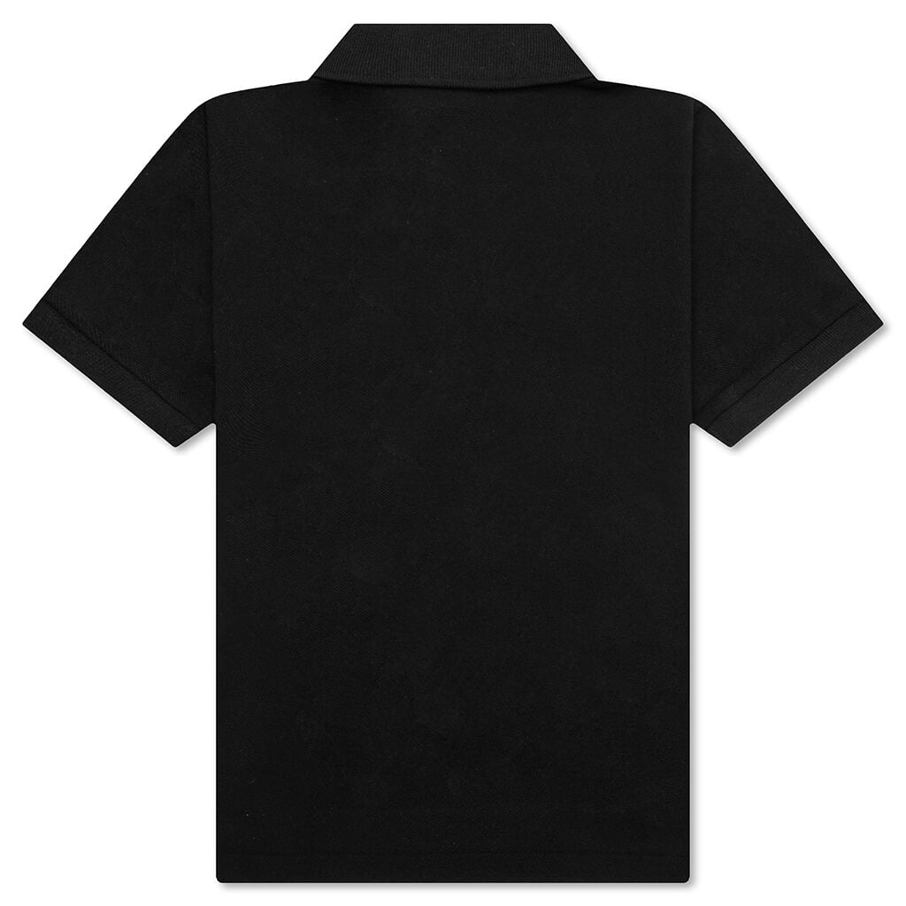 Comme des Garcons PLAY x the Artist Invader Women's Polo - Black - COMME DES GARCONS