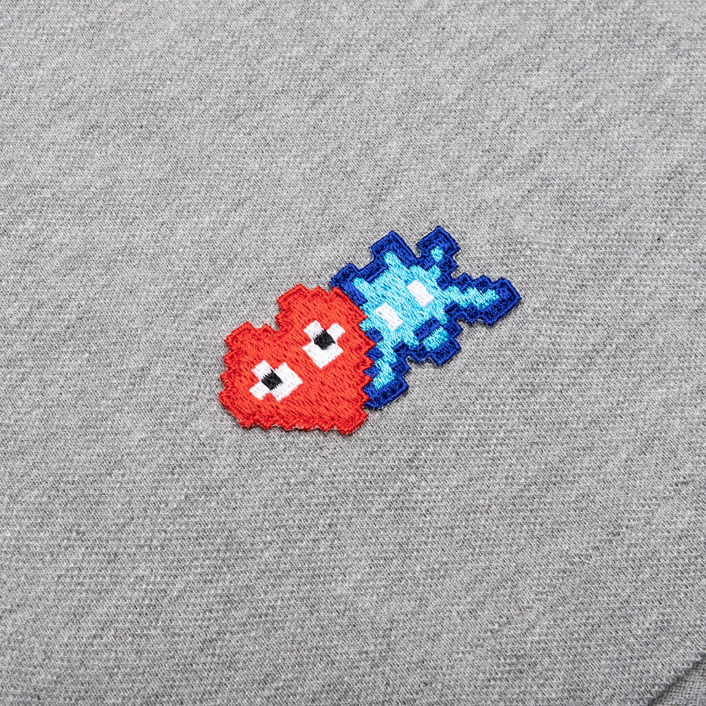 Comme des Garcons PLAY x the Artist Invader Women's Polo - Grey - COMME DES GARCONS
