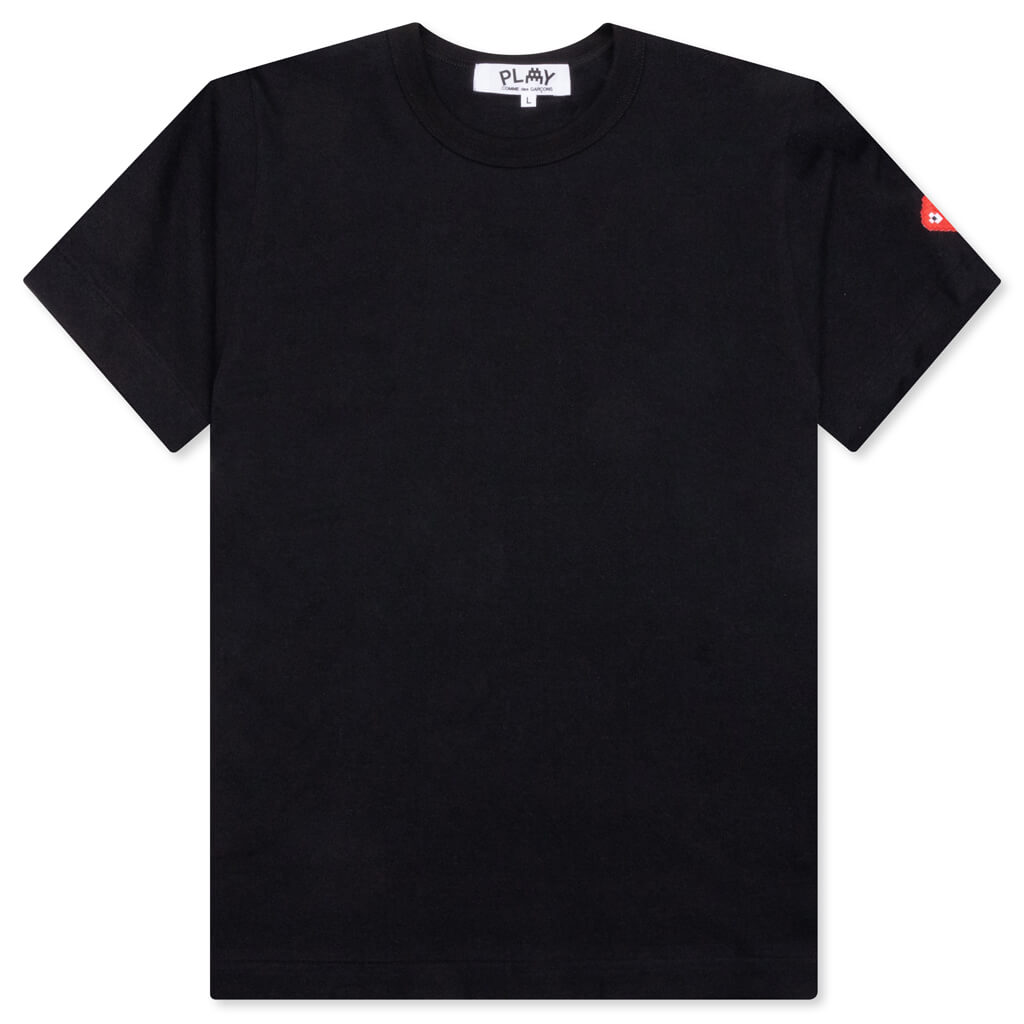 Comme des Garcons PLAY x the Artist Invader Women's S/S Tee - Black - COMME DES GARCONS