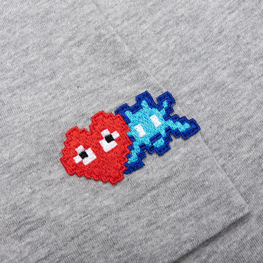 Comme des Garcons PLAY x the Artist Invader Women's S/S Tee - Grey - COMME DES GARCONS
