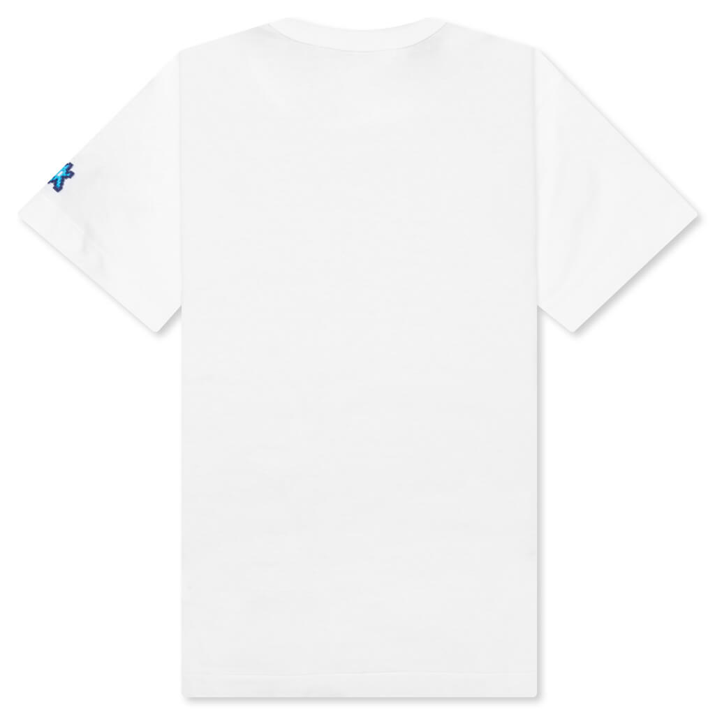 Comme des Garcons PLAY x the Artist Invader Women's S/S Tee - White - COMME DES GARCONS