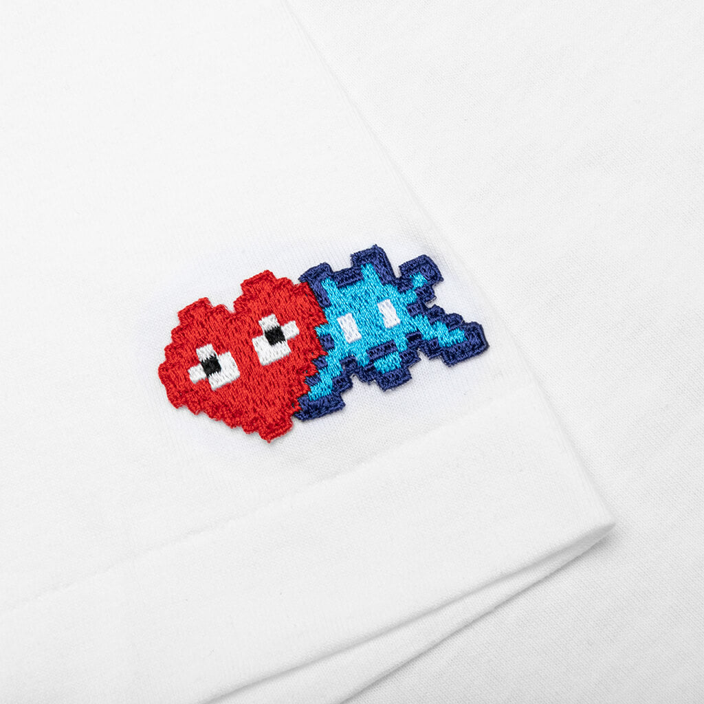 Comme des Garcons PLAY x the Artist Invader Women's S/S Tee - White - COMME DES GARCONS