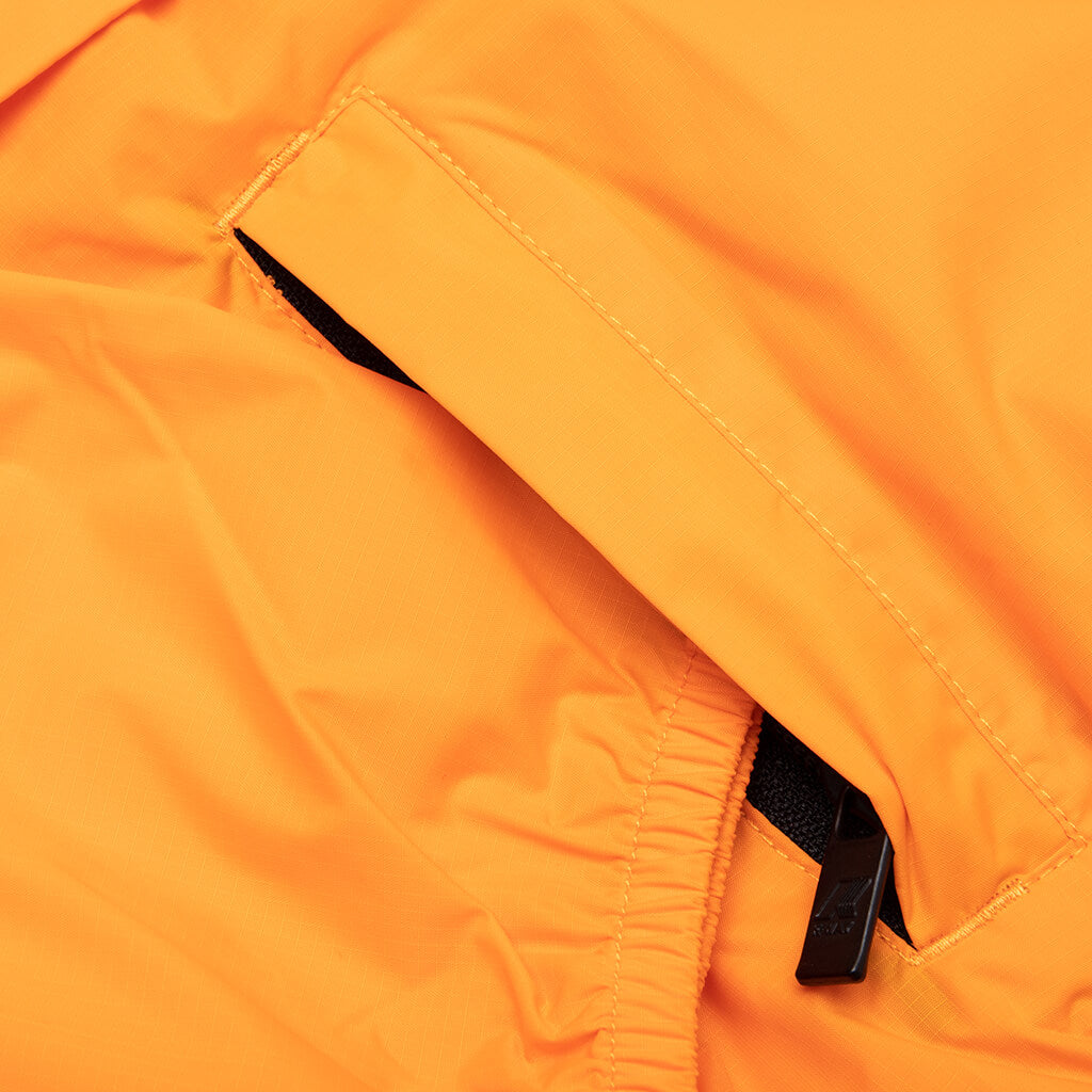 Comme des Garcons Play x K-Way Kids Half Zip Jacket - Orange - COMME DES GARCONS