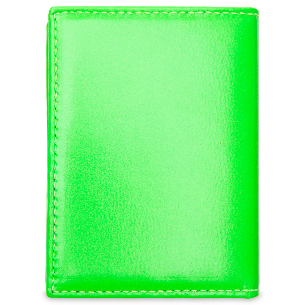 Super Fluo Wallet Green Comme des garcons – Гарантія оригінальності – детальний вид