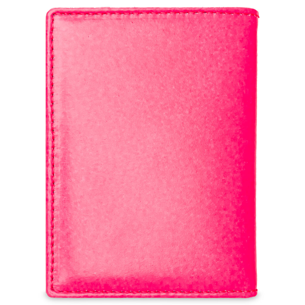 Super Fluo Wallet Pink Comme des garcons – Гарантія оригінальності – детальний вид