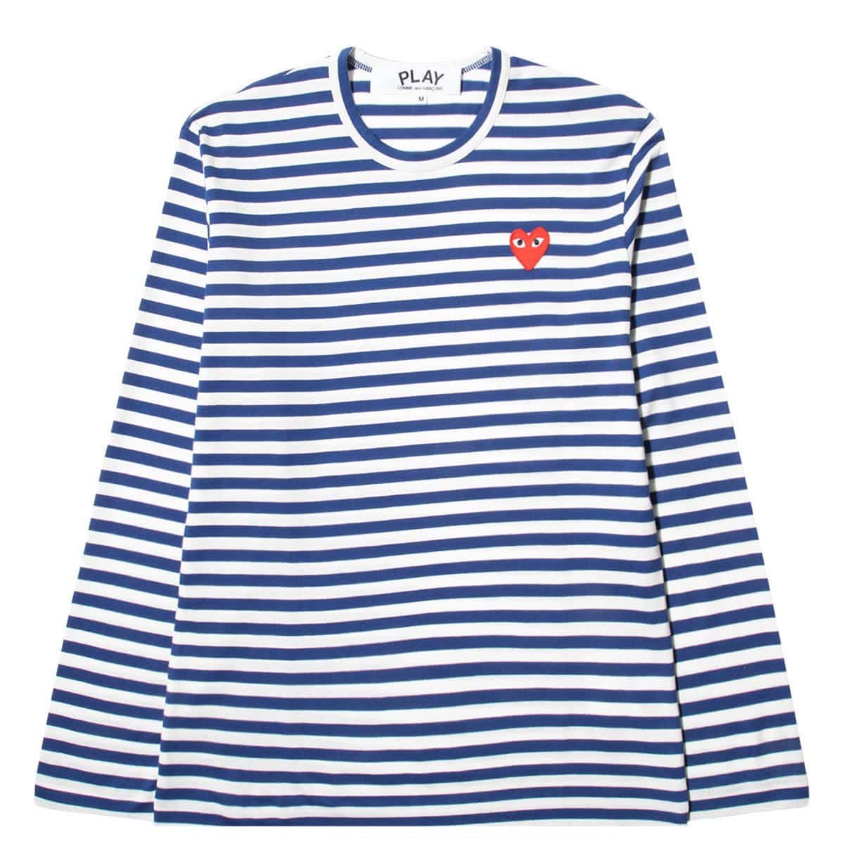 Play Striped T-Shirt Comme des garcons – Гарантія оригінальності – боковий вид