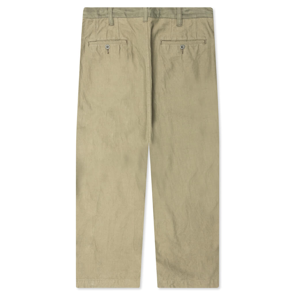 Contrast Cotton Pants Comme des garcons оригінал – Купити в Україні – вид ззаду