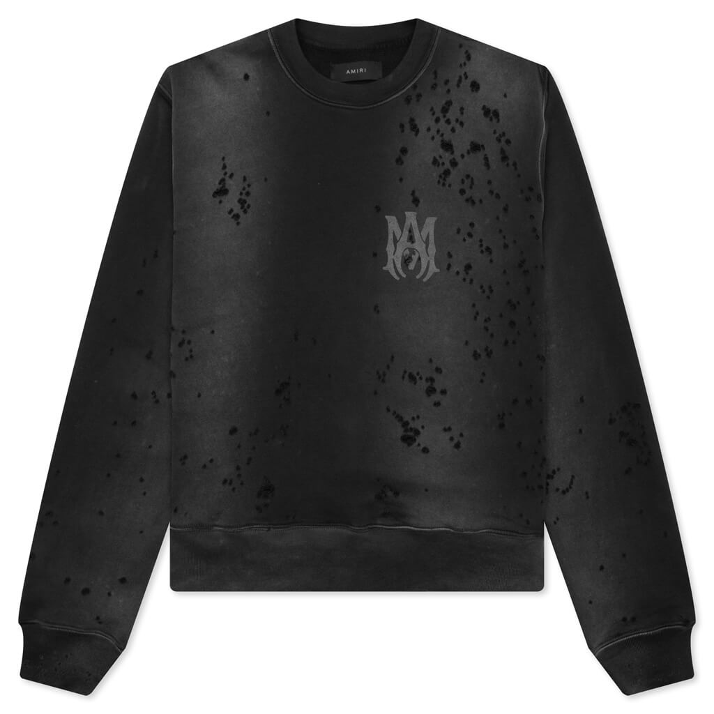 Core Logo Shotgun Crewneck Amiri – Гарантія оригінальності – боковий вид