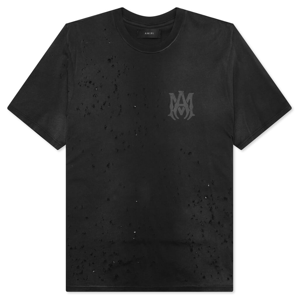 Core Logo Shotgun Tee Amiri – Гарантія оригінальності – боковий вид
