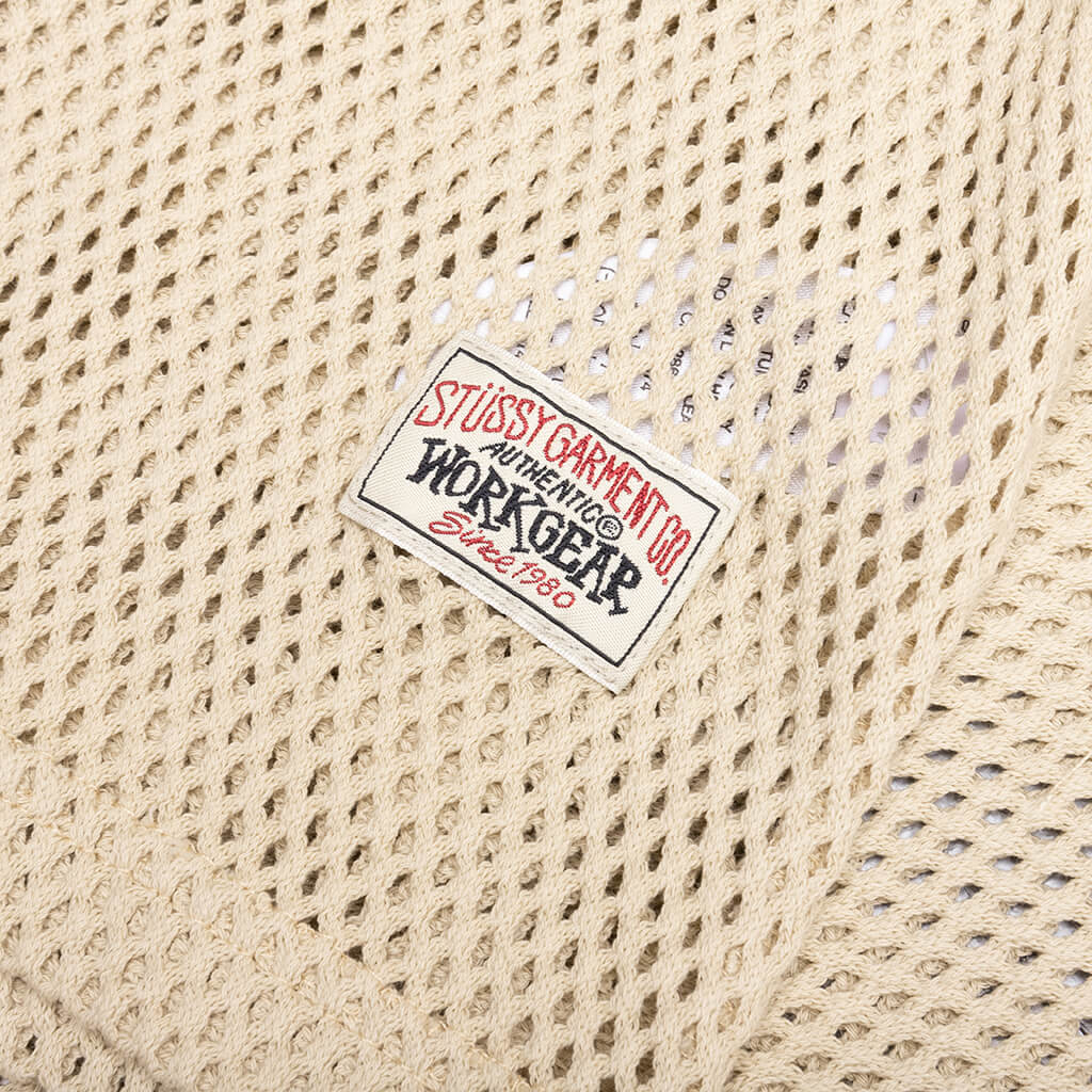 Cotton Big Mesh Tank Stussy – Гарантія оригінальності – детальний вид