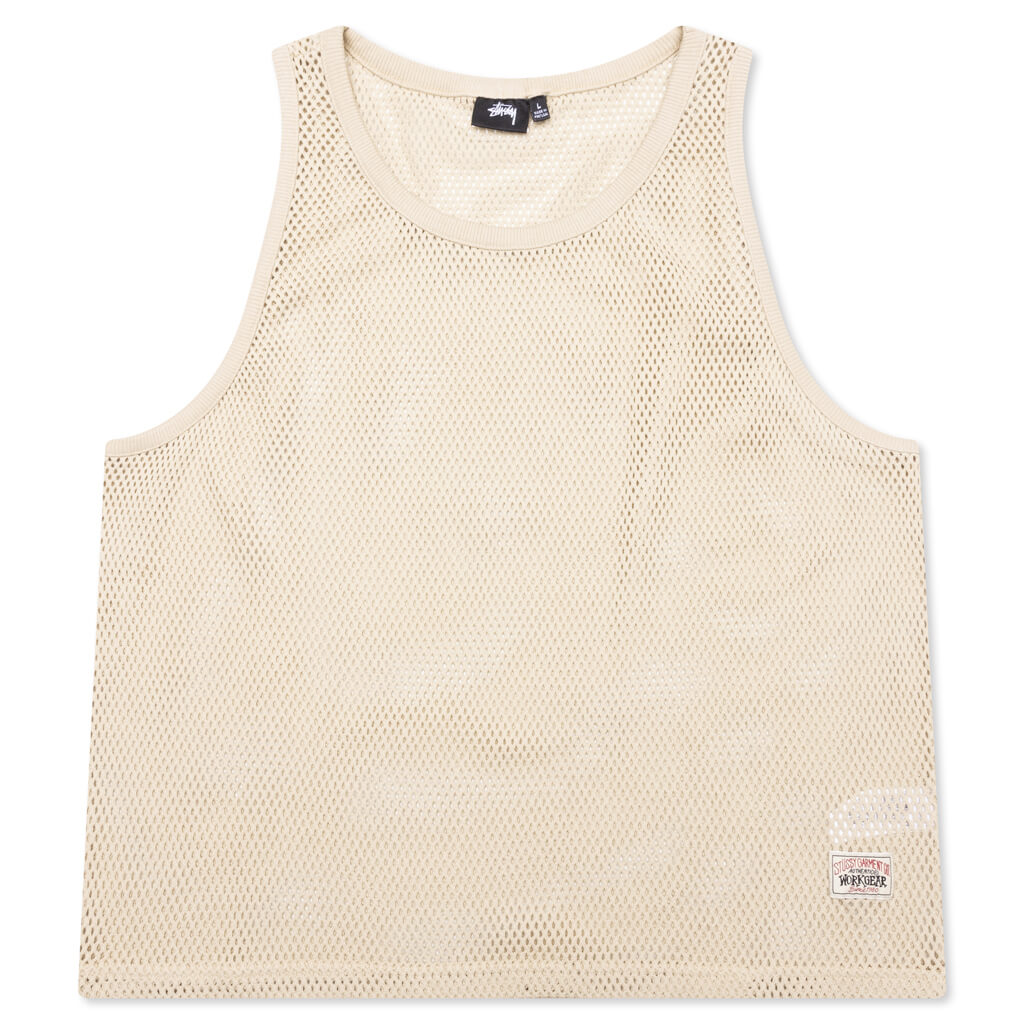 Cotton Big Mesh Tank Stussy – Гарантія оригінальності – боковий вид