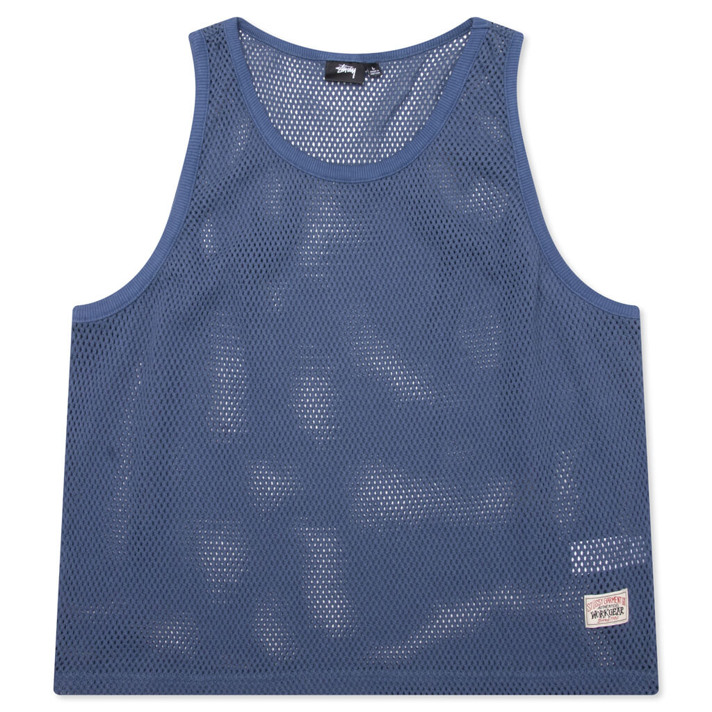 Cotton Big Mesh Tank Stussy – Гарантія оригінальності – боковий вид