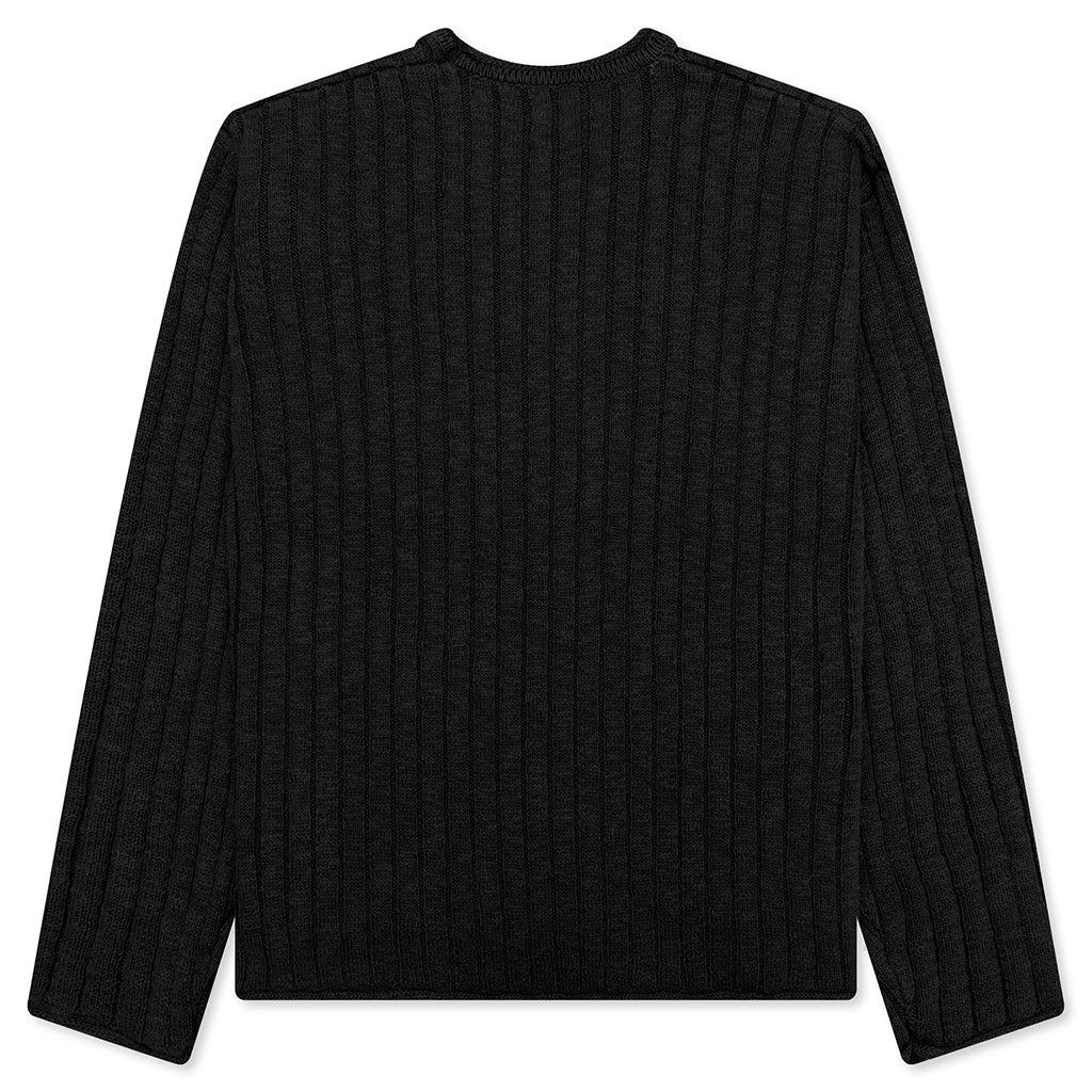 Cotton Slub Rib Crew Stussy – Гарантія оригінальності – вид ззаду
