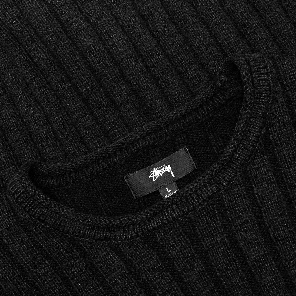Cotton Slub Rib Crew Stussy – Гарантія оригінальності – детальний вид