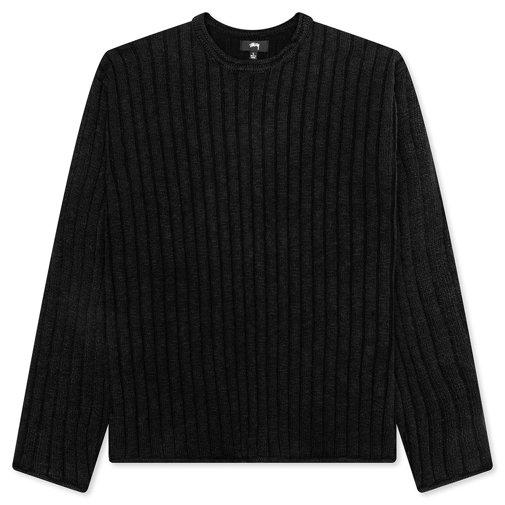 Cotton Slub Rib Crew Stussy – Гарантія оригінальності – боковий вид