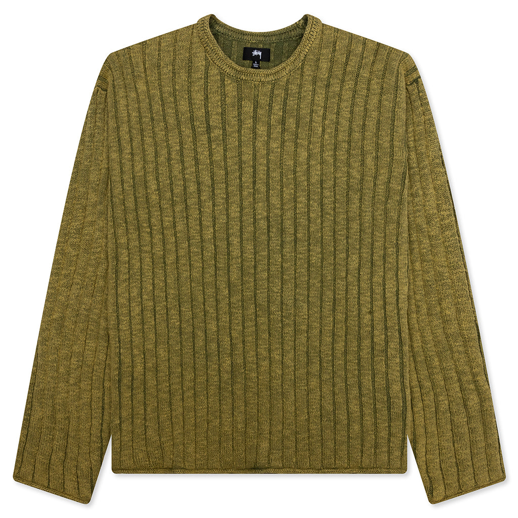 Cotton Slub Rib Crew Stussy – Гарантія оригінальності – боковий вид