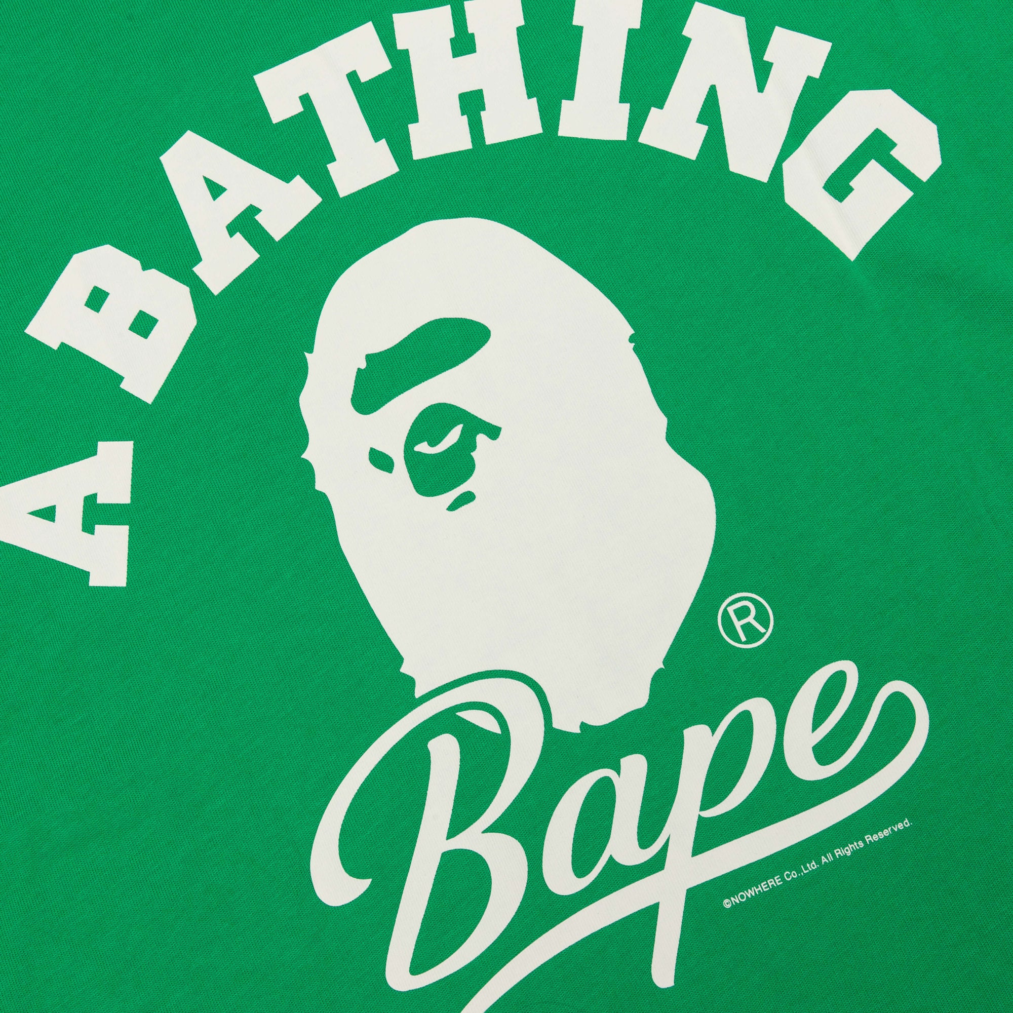 Cursive College Logo Relaxed Fit Tee A bathing ape – Гарантія оригінальності – збільшений вид