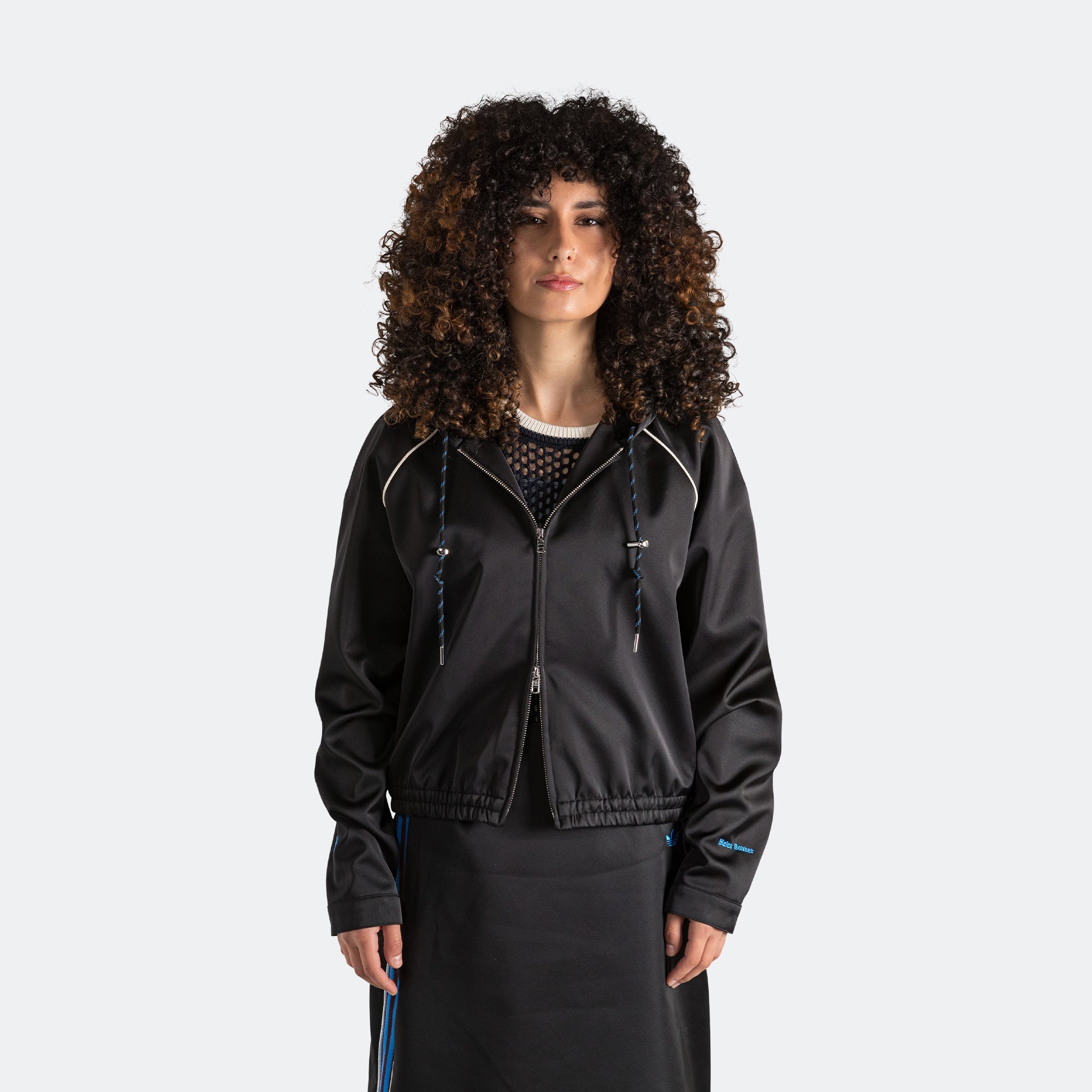 Оригінальна Womens Satin Hoodie X Wales Bonner Adidas – вид ззаду - ADIDAS