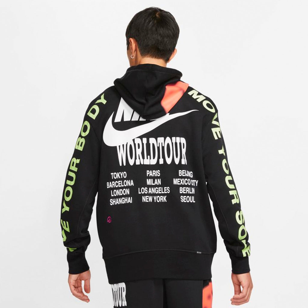 Sportswear Mens Pullover French Terry Hoodie Black Nike оригінал – Купити в Україні – вид ззаду