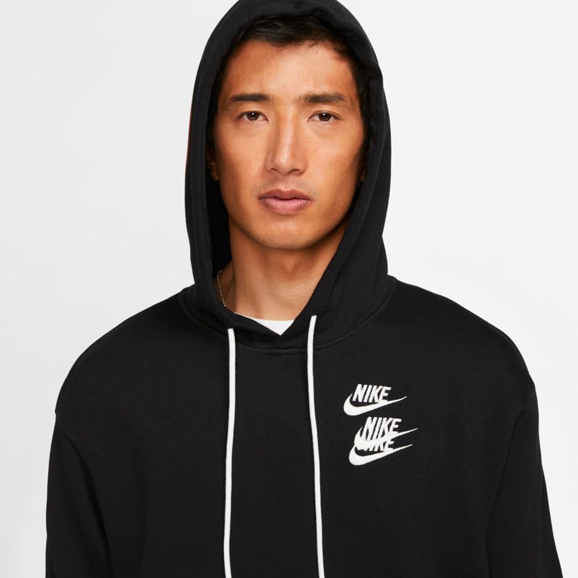 Sportswear Mens Pullover French Terry Hoodie Black Nike оригінал – Купити в Україні – детальний вид