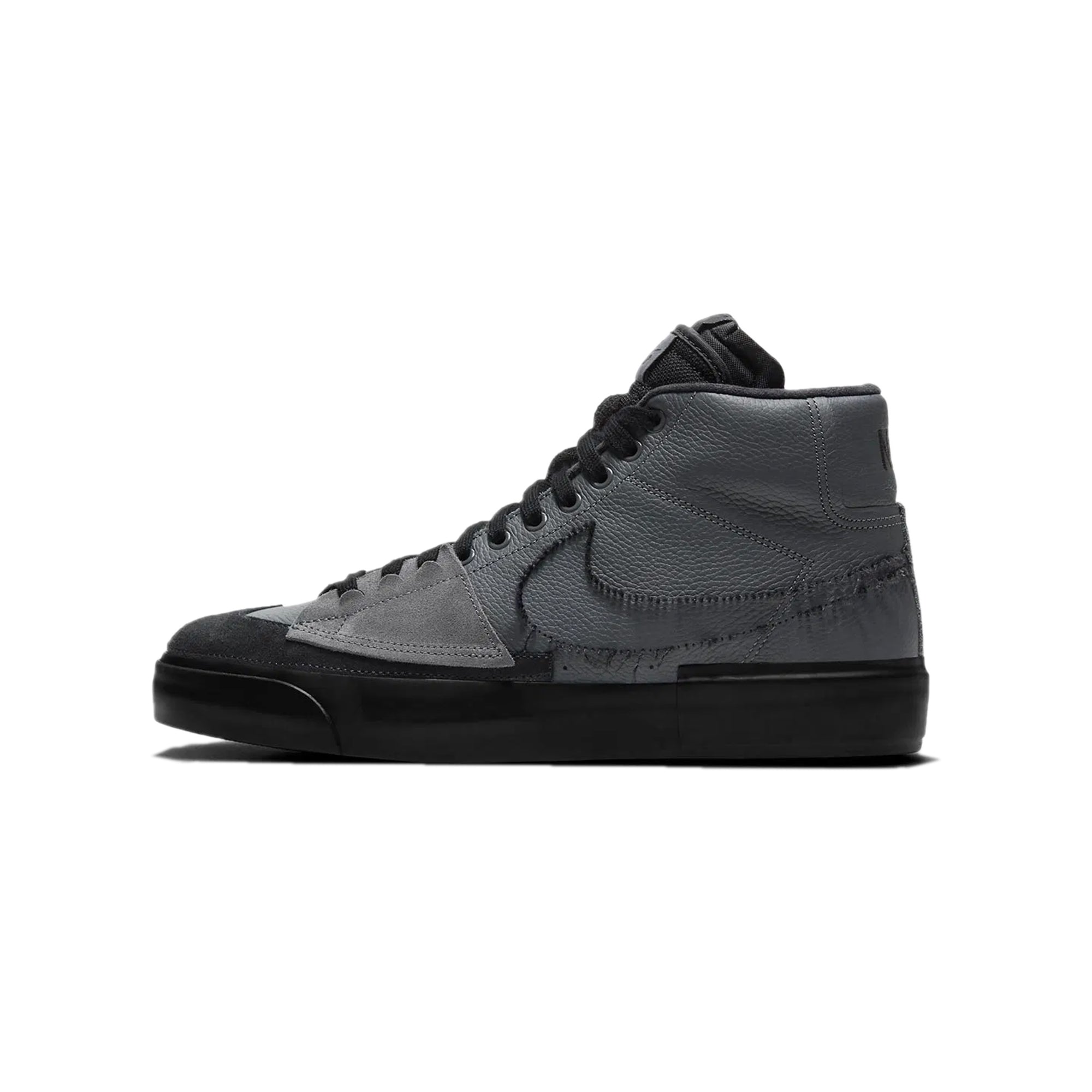 Mens Zoom Blazer MID Edge Iron Grey Shoes Nike – Гарантія оригінальності – боковий вид