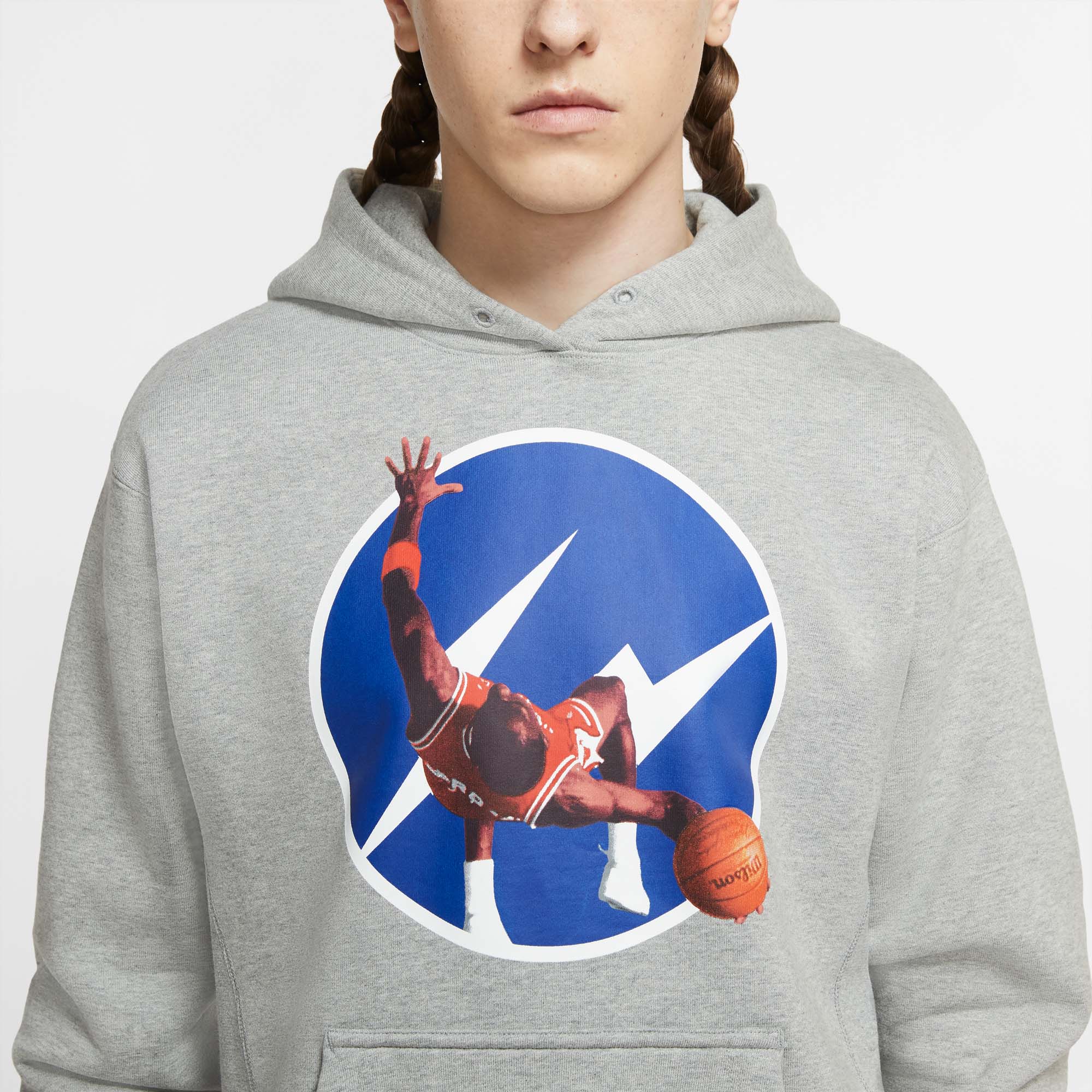 Оригінальна X Fragment Mens Fleece Graphic Hoodie Air jordan – детальний вид