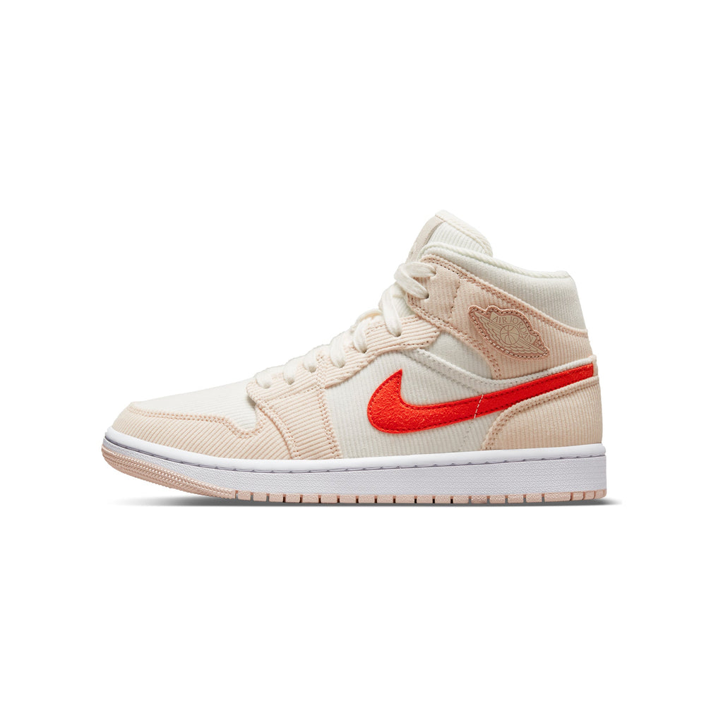 Womens 1 MID Se Shoes Sail Air jordan оригінал – Купити в Україні – боковий вид