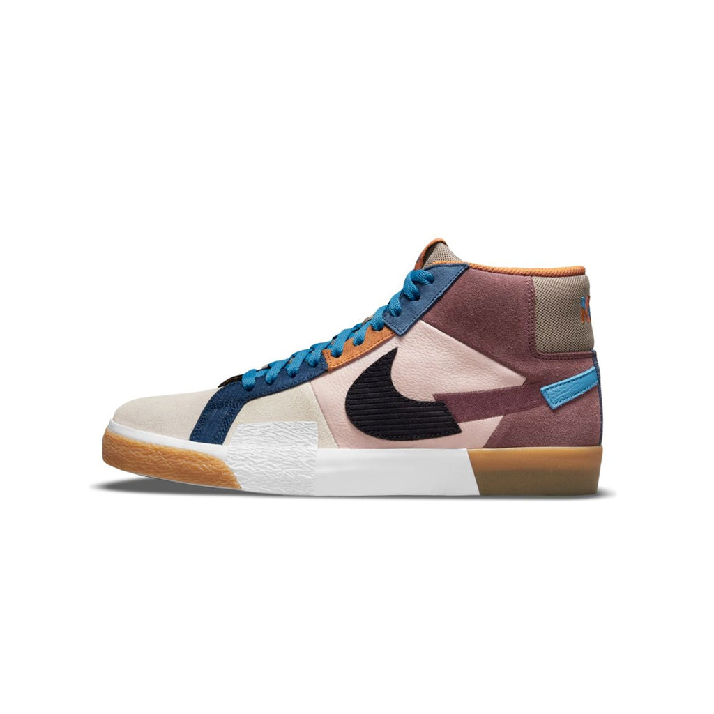 Mens Zoom Blazer MID Premium Shoes Dark Wine Nike оригінал – Купити в Україні – боковий вид
