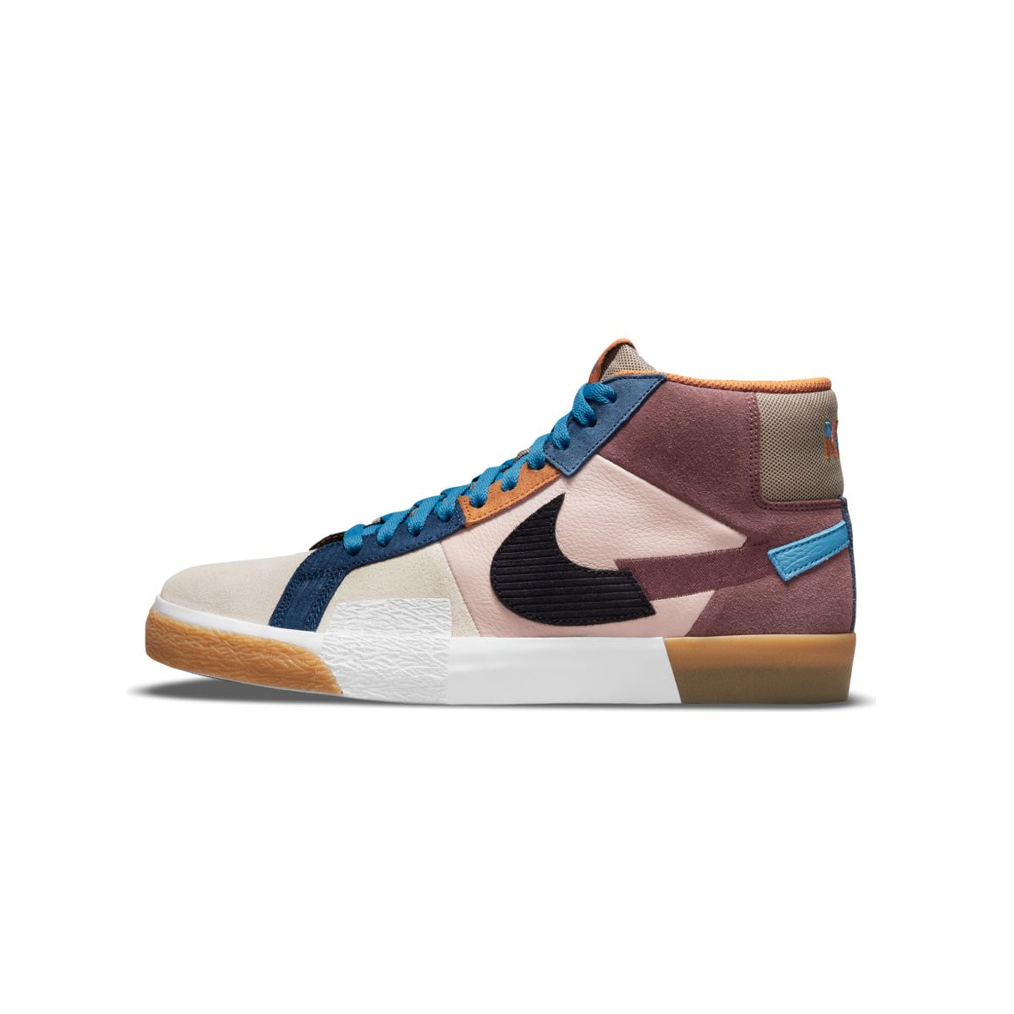 Mens Zoom Blazer MID Premium Shoes Dark Wine Nike оригінал – Купити в Україні – боковий вид