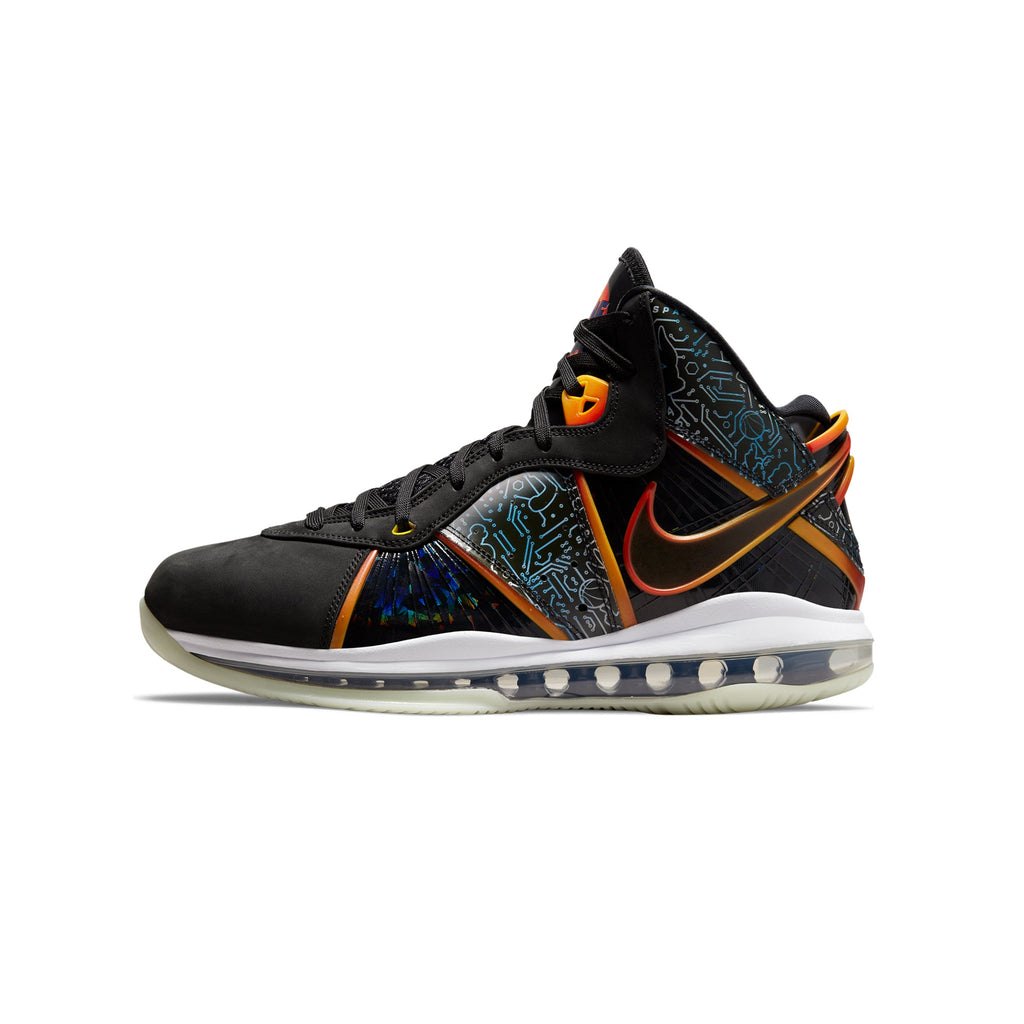 Mens Lebron VIII Qs Shoes Black Nike оригінал – Купити в Україні – боковий вид