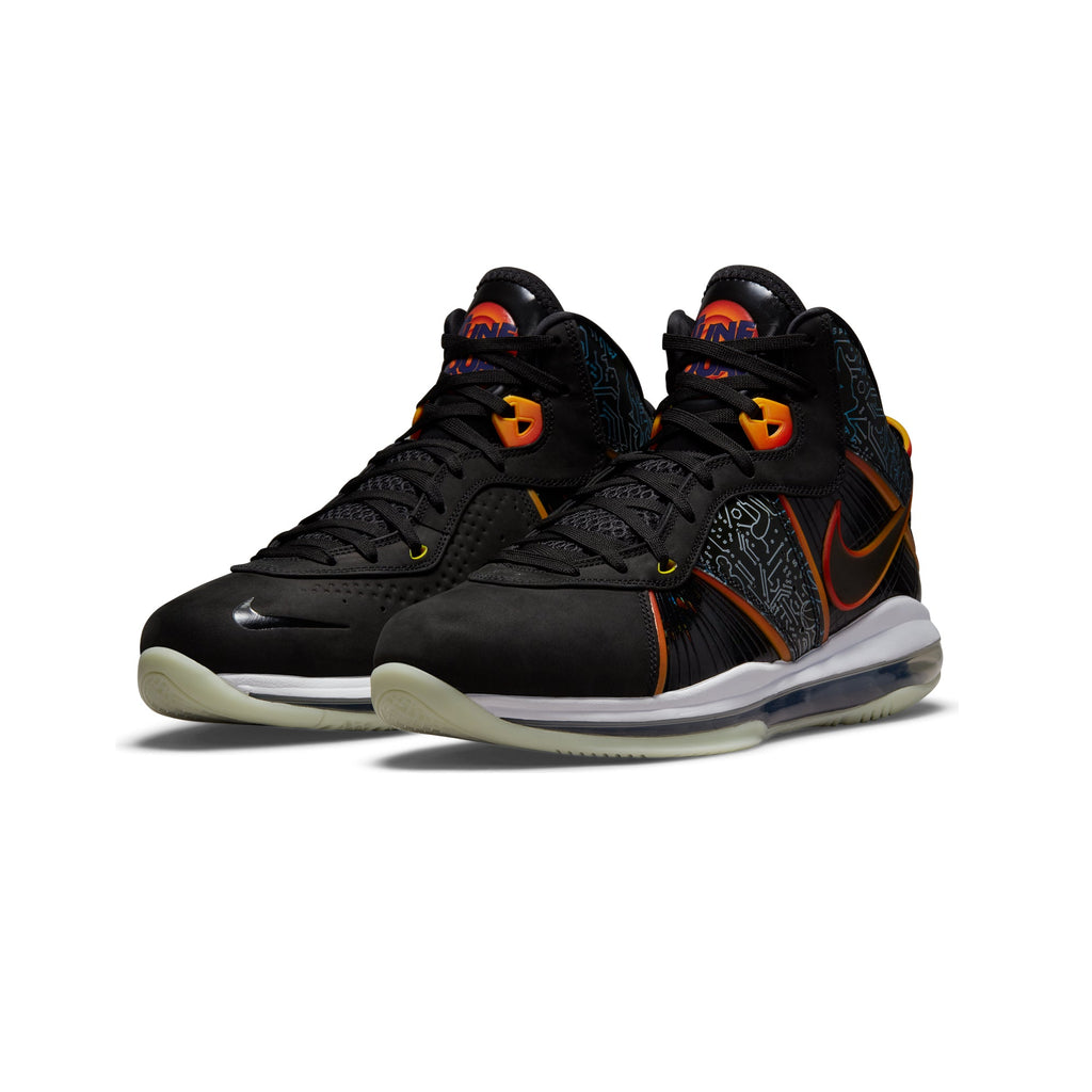Mens Lebron VIII Qs Shoes Black Nike оригінал – Купити в Україні – вид ззаду