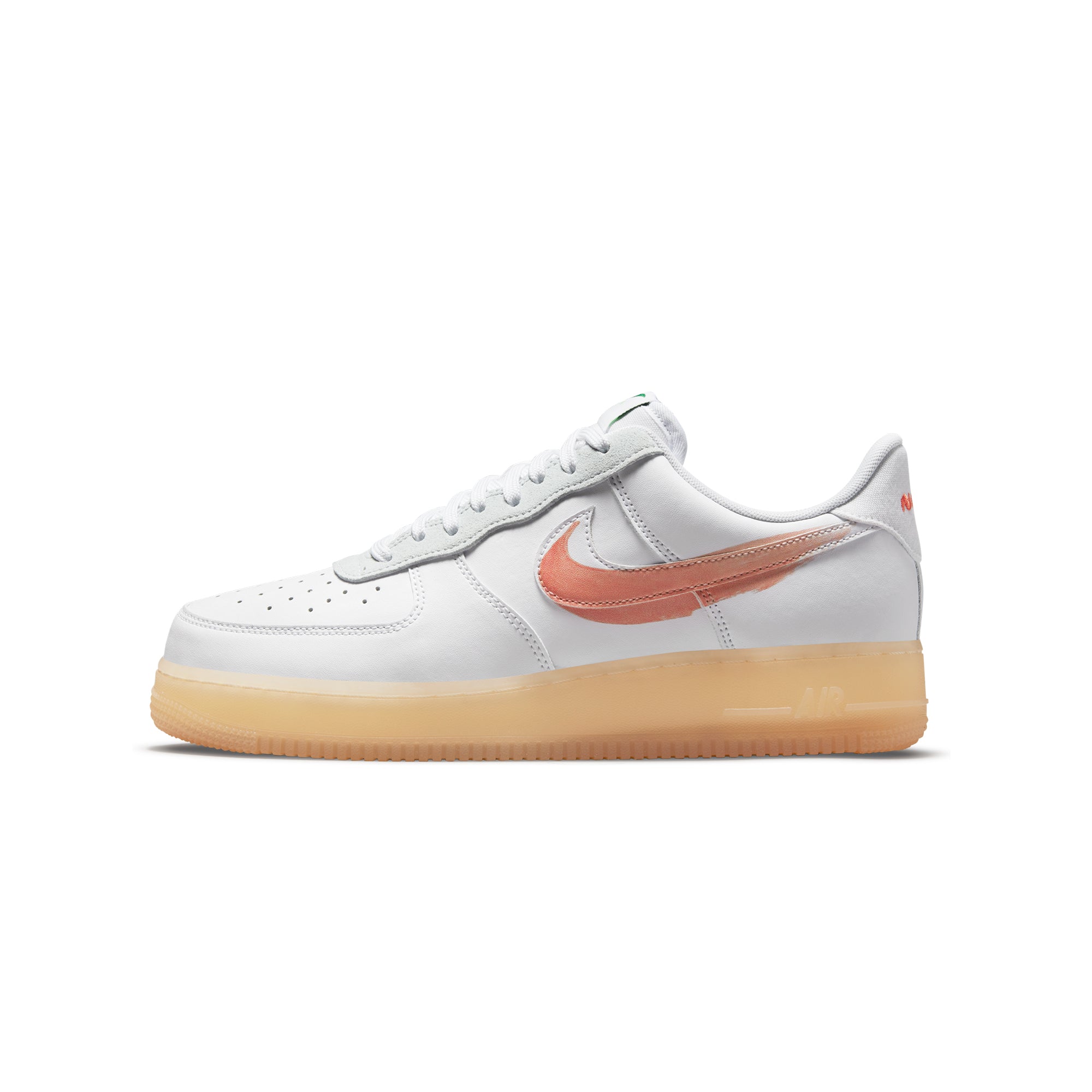 Mens Flyleather Air Force 1 Shoes White Nike оригінал – Купити в Україні – боковий вид