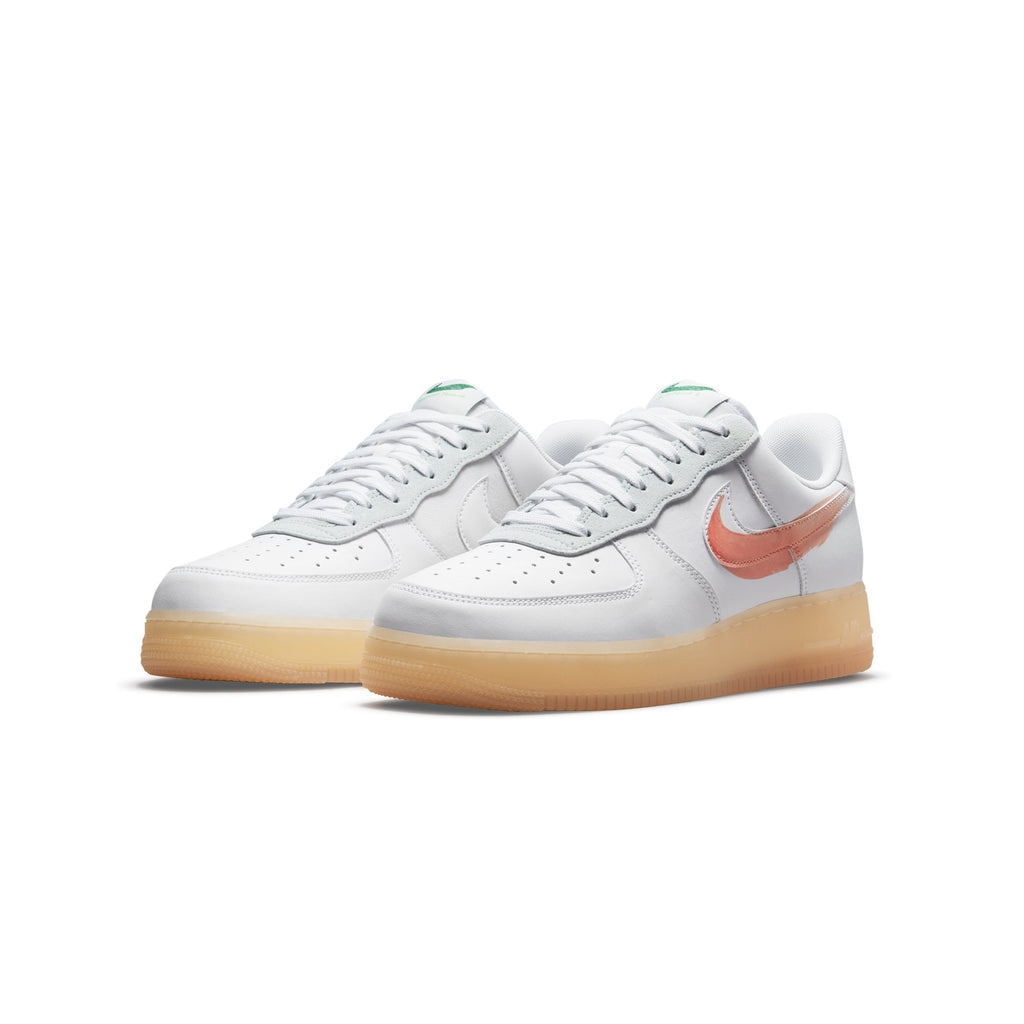 Mens Flyleather Air Force 1 Shoes White Nike оригінал – Купити в Україні – вид ззаду