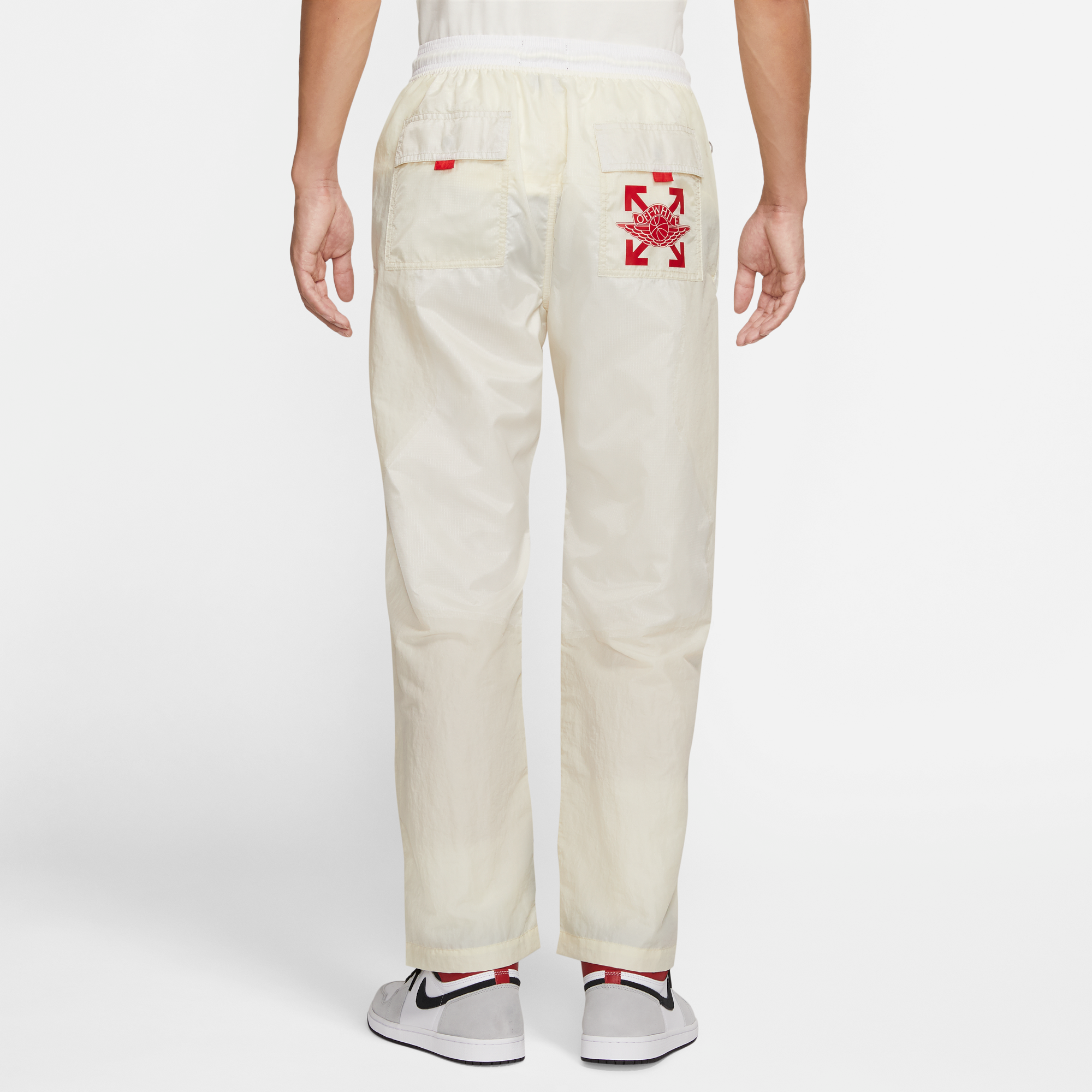 X Off White Sail Pants Air jordan – Гарантія оригінальності – вид ззаду