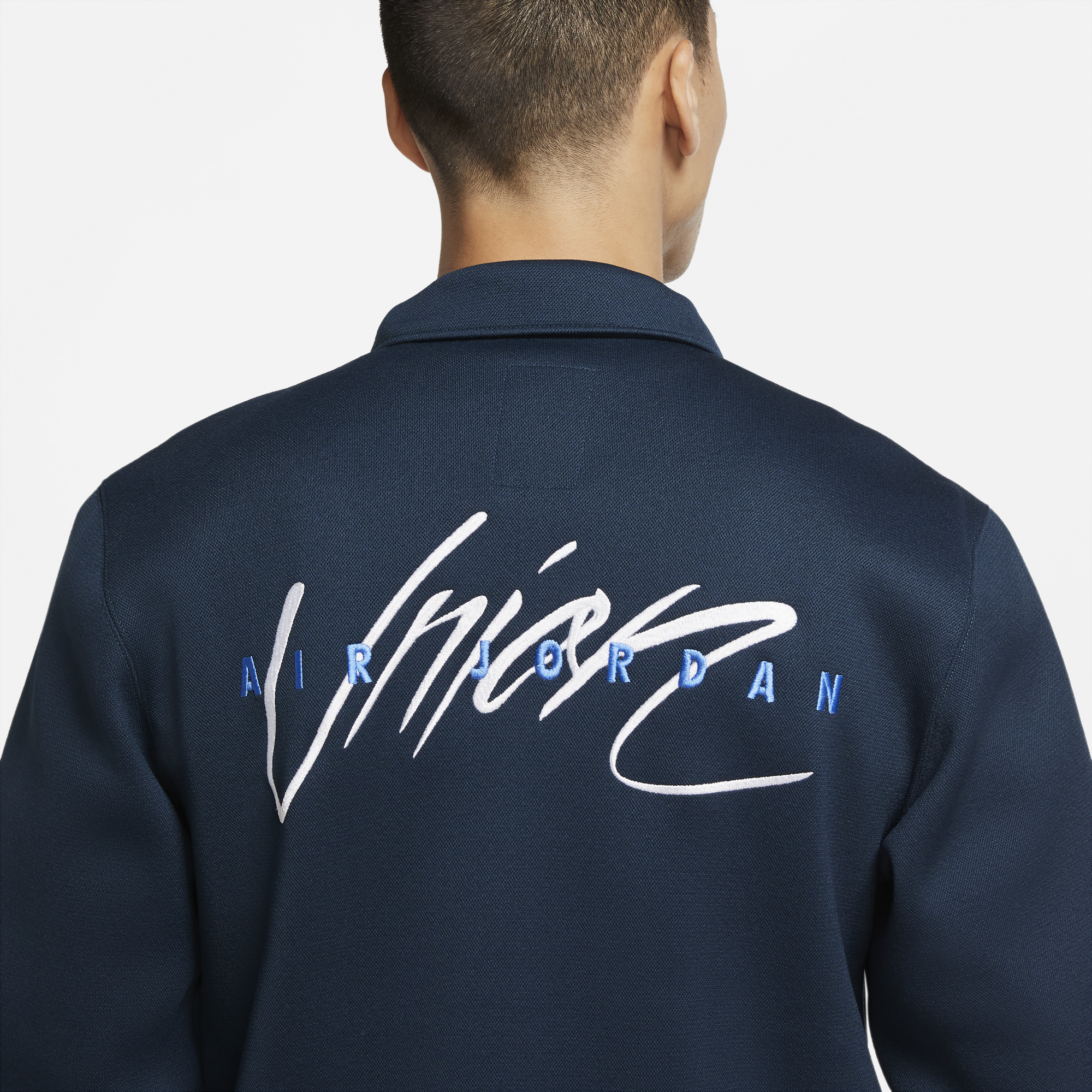 Men Jordan X Union Coachs Jacket Air jordan – Гарантія оригінальності – вид ззаду