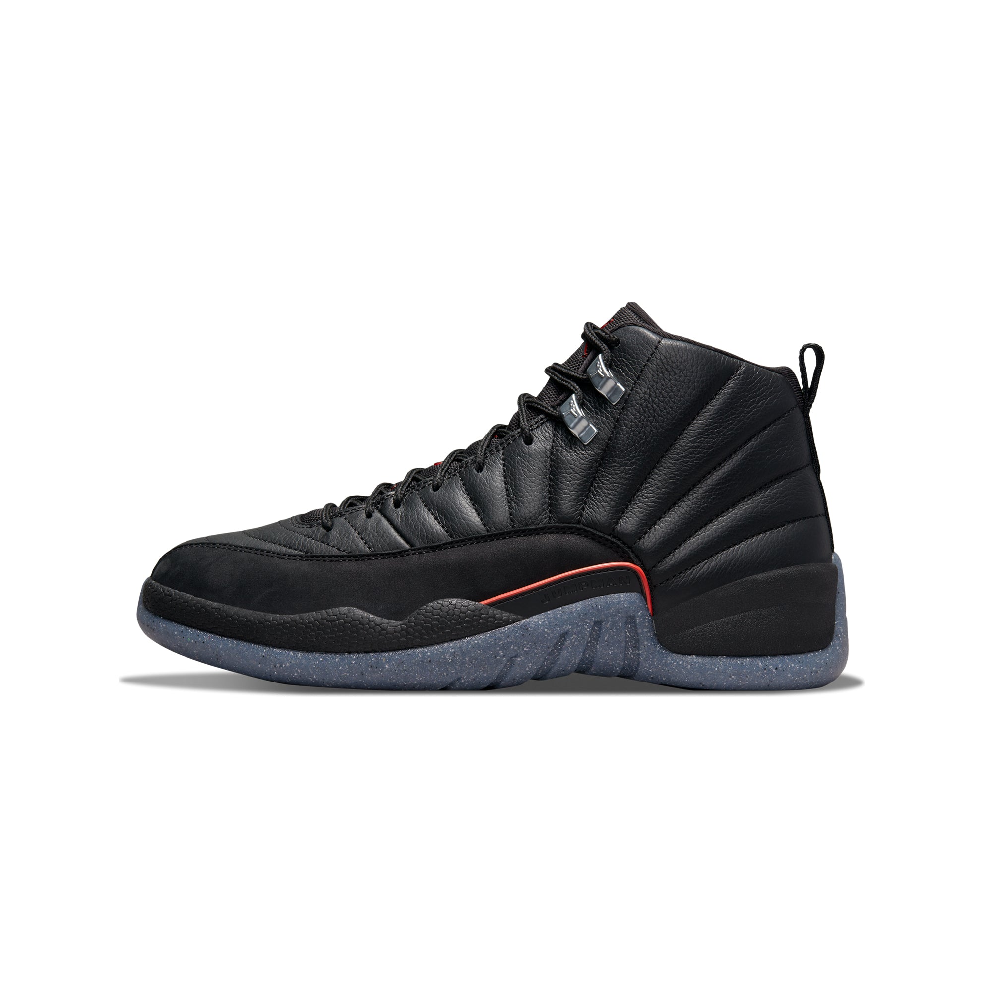 Mens 12 Retro Shoes Black Air jordan оригінал – Купити в Україні – боковий вид