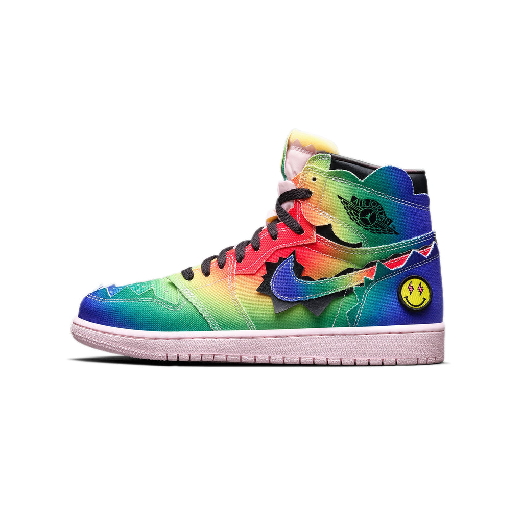 Оригінальна X J Balvin Mens 1 Retro High Shoes Air jordan – боковий вид