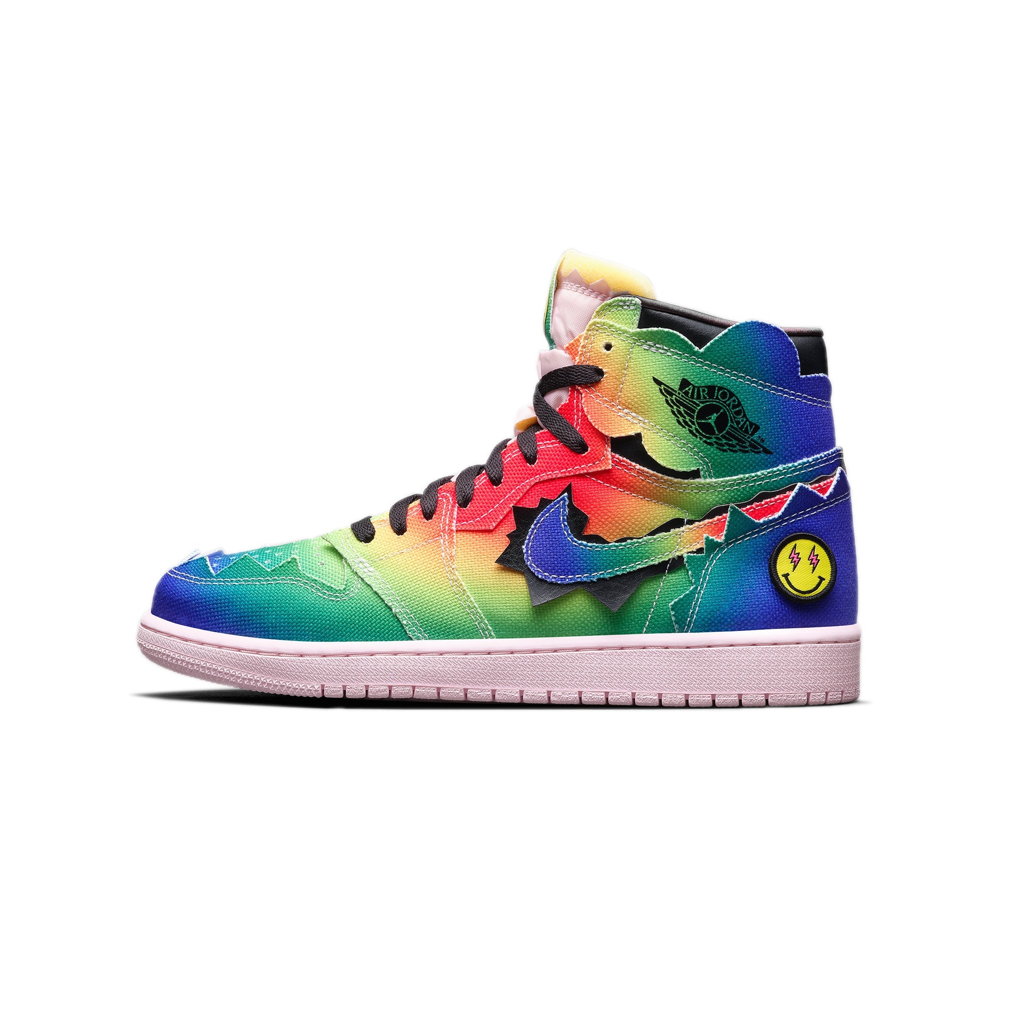Оригінальна X J Balvin Mens 1 Retro High Shoes Air jordan – боковий вид