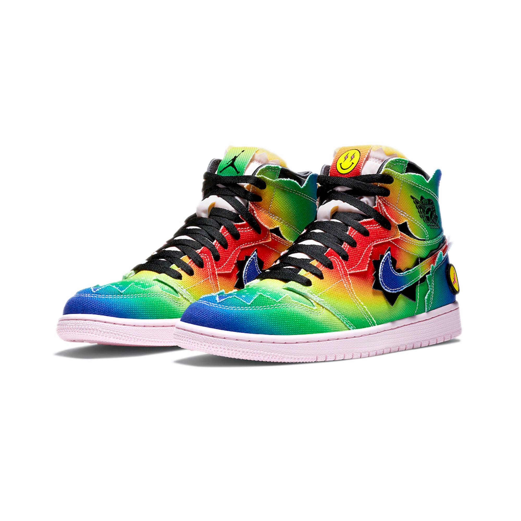 Оригінальна X J Balvin Mens 1 Retro High Shoes Air jordan – вид ззаду