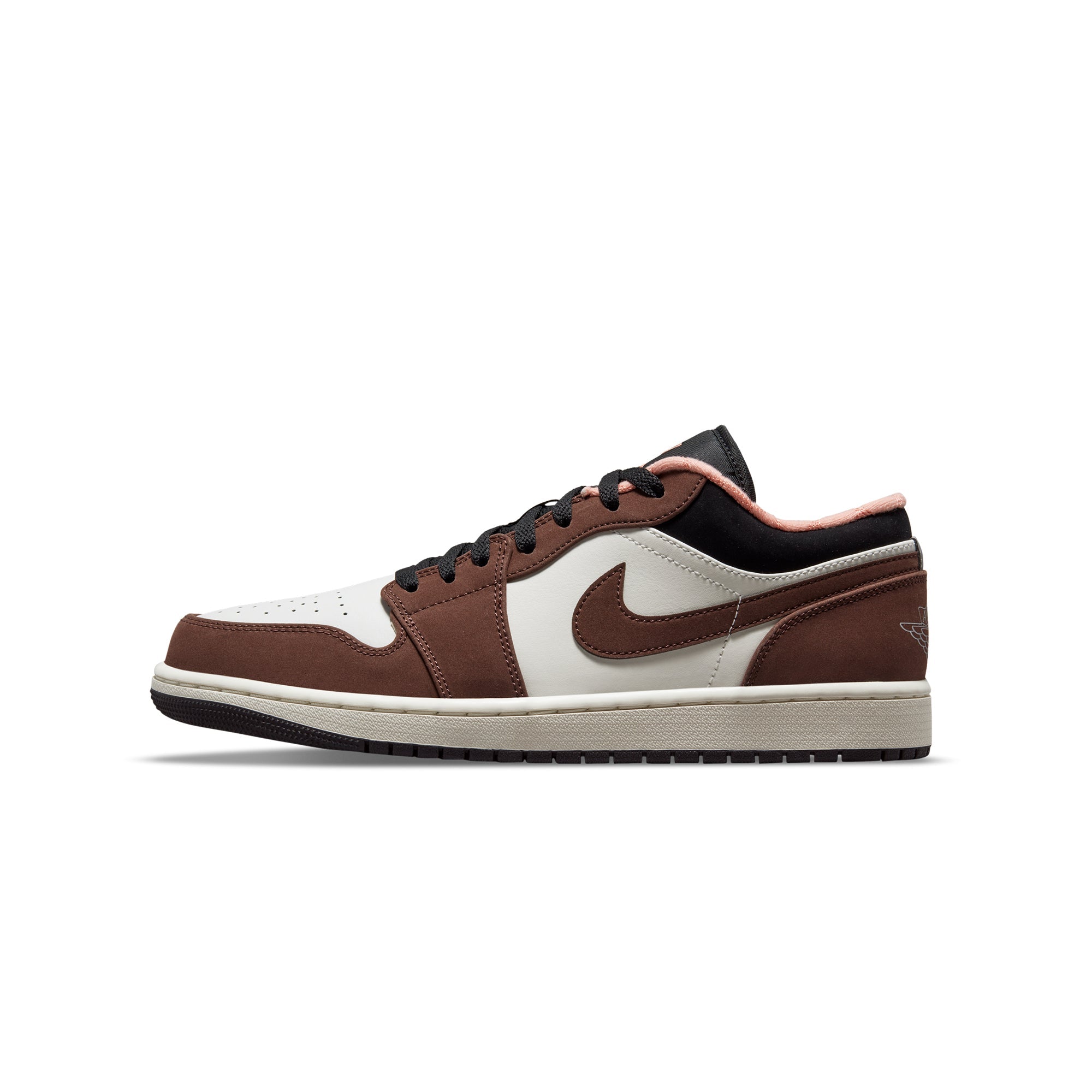 Оригінальна 1 Mens Low Se Shoe Lt Chocolate Air jordan – боковий вид