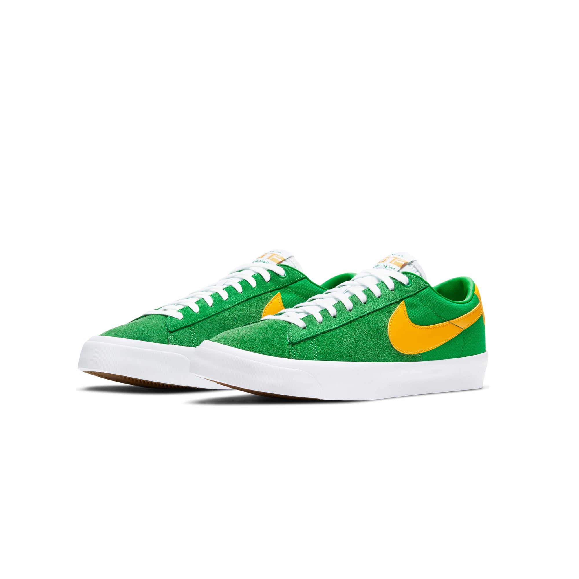 Mens Sb Zoom Blazer Low Pro Gt Shoes Lucky Green Nike оригінал – Купити в Україні – вид ззаду
