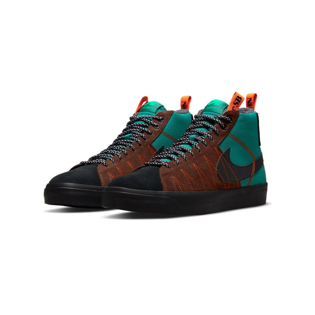 Mens Sb Zoom Blazer MID Premium Shoes Noble Green Nike оригінал – Купити в Україні – вид ззаду