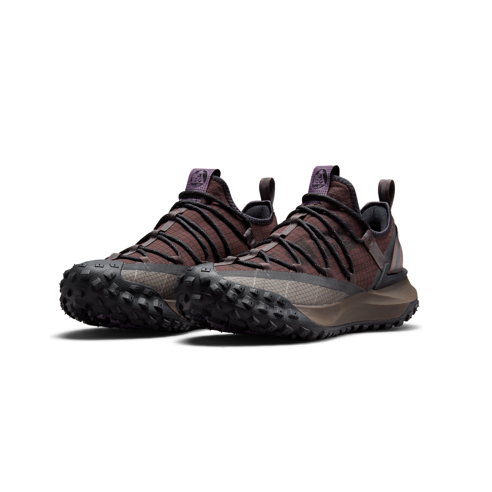 Mens Mountain Fly Low Shoes Brown Basalt Nike – Гарантія оригінальності – вид ззаду