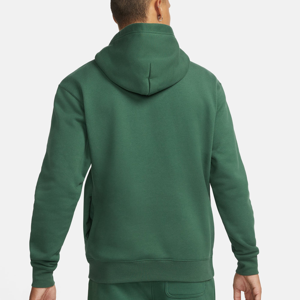 Оригінальна Mens Graphic Fleece Hoodie Noble Green Air jordan – вид ззаду