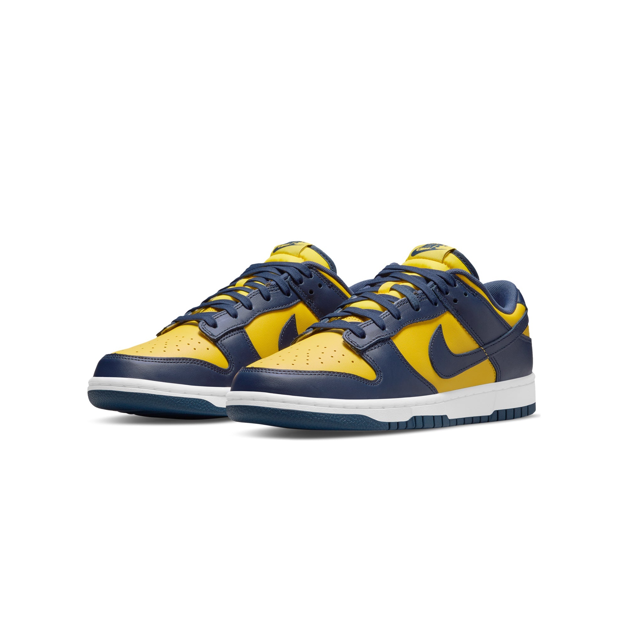 Оригінальна Mens Dunk Low Retro Varsity Maize Shoes Nike – вид ззаду